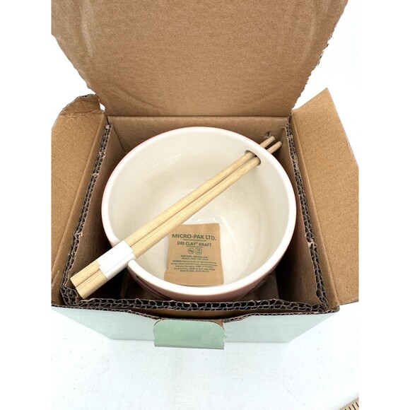 Pusheen The Cat Ramen Bowl with Chopsticks New in Box Enesco - Picture 3 of 7